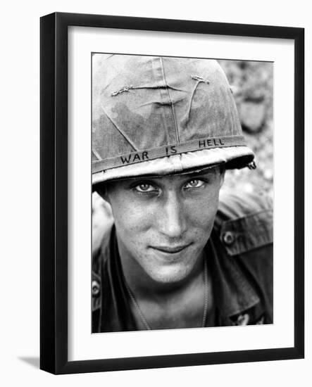 Vietnam US War is Hell-Horst Faas-Framed Photographic Print