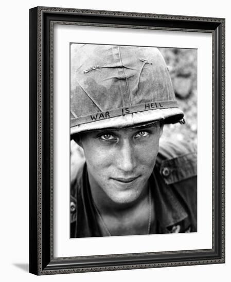 Vietnam US War is Hell-Horst Faas-Framed Photographic Print