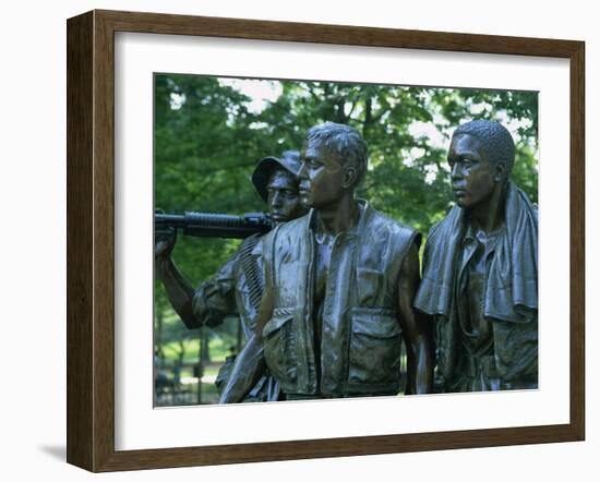 Vietnam Veterans Memorial, Washington D.C. United States of America, North America-Hodson Jonathan-Framed Photographic Print