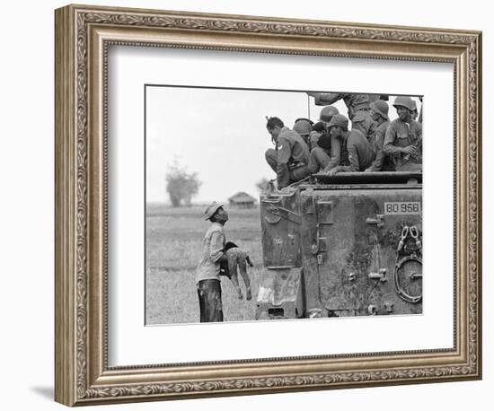 Vietnam War Child Killed-Horst Faas-Framed Photographic Print