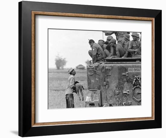 Vietnam War Child Killed-Horst Faas-Framed Photographic Print