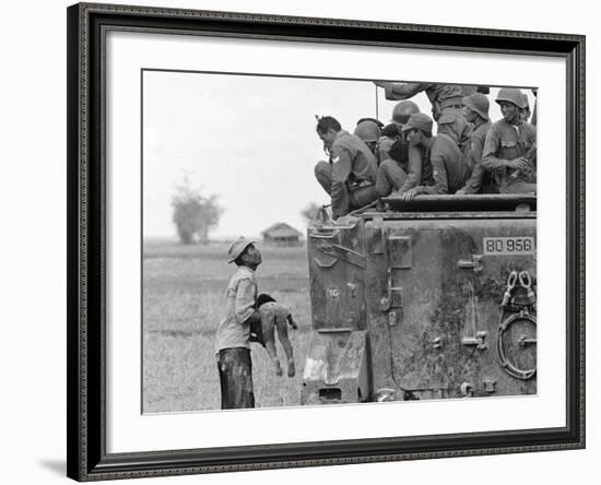 Vietnam War Child Killed-Horst Faas-Framed Photographic Print