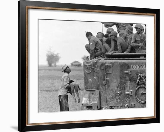 Vietnam War Child Killed-Horst Faas-Framed Photographic Print