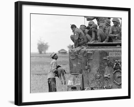 Vietnam War Child Killed-Horst Faas-Framed Photographic Print