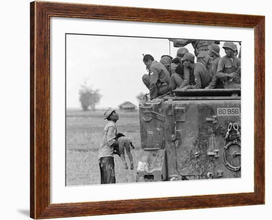 Vietnam War Child Killed-Horst Faas-Framed Photographic Print