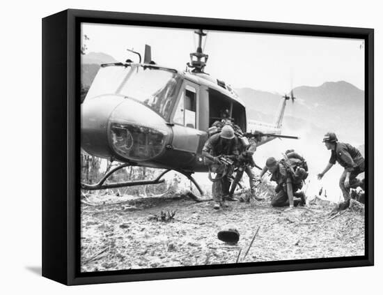 Vietnam War Hamburger Hill US Wounded-Associated Press-Framed Premier Image Canvas