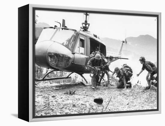 Vietnam War Hamburger Hill US Wounded-Associated Press-Framed Premier Image Canvas