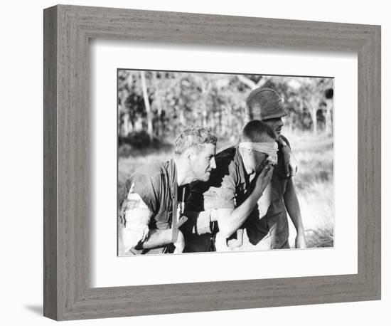 Vietnam War Ia Drang Wounded-Rick Merron-Framed Photographic Print