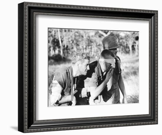 Vietnam War Ia Drang Wounded-Rick Merron-Framed Photographic Print