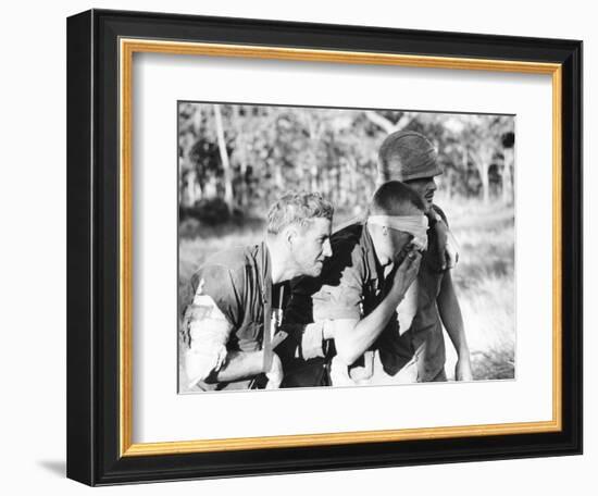 Vietnam War Ia Drang Wounded-Rick Merron-Framed Photographic Print