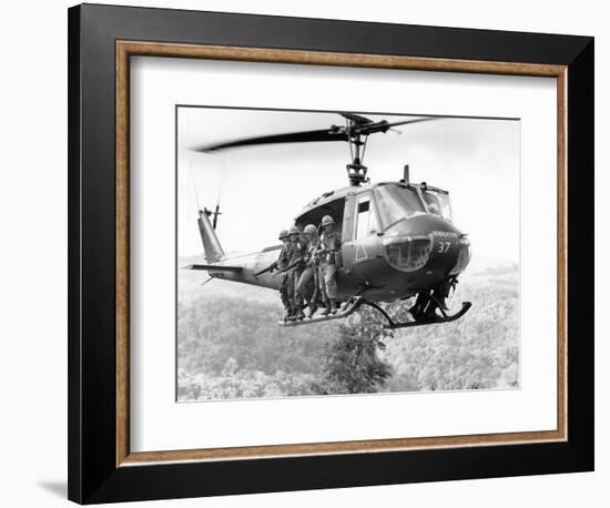 Vietnam War Operation Thayer II-Henri Huet-Framed Photographic Print