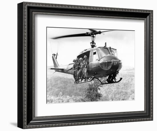 Vietnam War Operation Thayer II-Henri Huet-Framed Photographic Print
