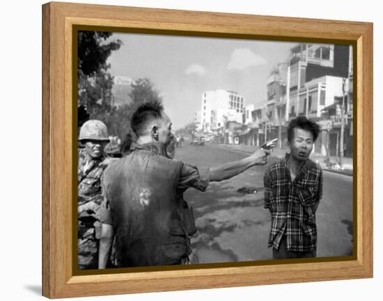 Vietnam War Saigon Execution-Eddie Adams-Framed Premier Image Canvas