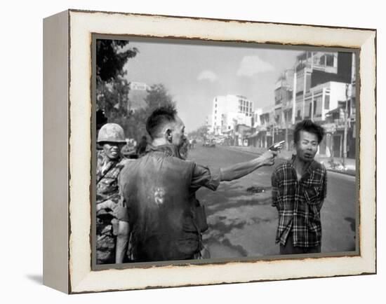 Vietnam War Saigon Execution-Eddie Adams-Framed Premier Image Canvas