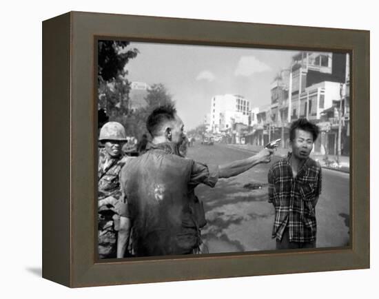 Vietnam War Saigon Execution-Eddie Adams-Framed Premier Image Canvas