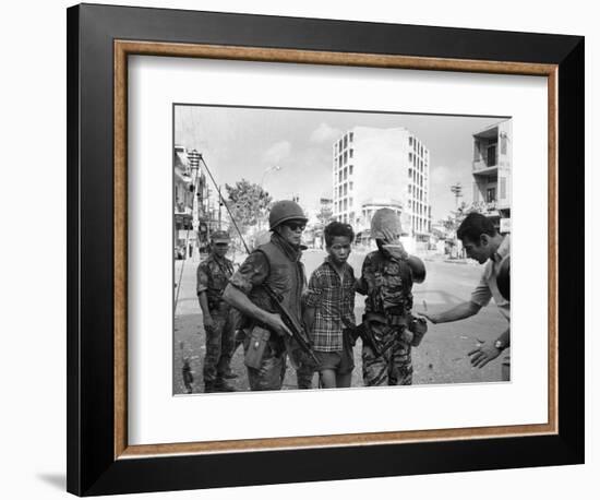 Vietnam War Saigon Execution-Eddie Adams-Framed Photographic Print