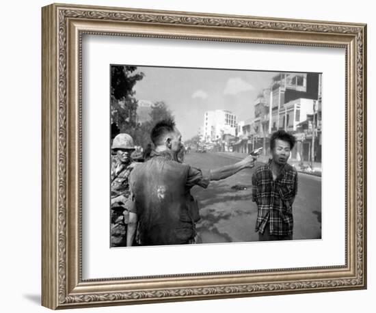 Vietnam War Saigon Execution-Eddie Adams-Framed Photographic Print