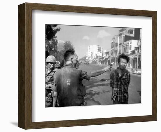 Vietnam War Saigon Execution-Eddie Adams-Framed Photographic Print