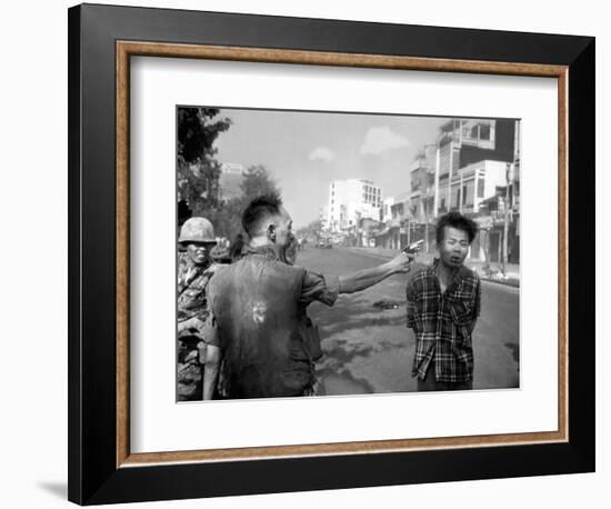 Vietnam War Saigon Execution-Eddie Adams-Framed Photographic Print