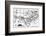 Vietnam War Target Map-Associated Press-Framed Photographic Print