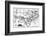 Vietnam War Target Map-Associated Press-Framed Photographic Print