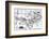 Vietnam War Target Map-Associated Press-Framed Photographic Print