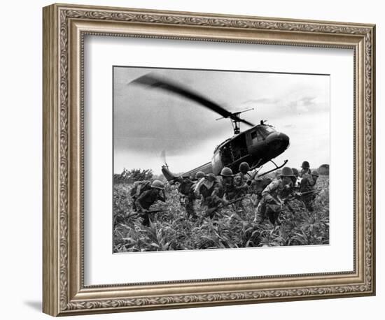 Vietnam War U.S. Army Helicopter-Nick Ut-Framed Photographic Print