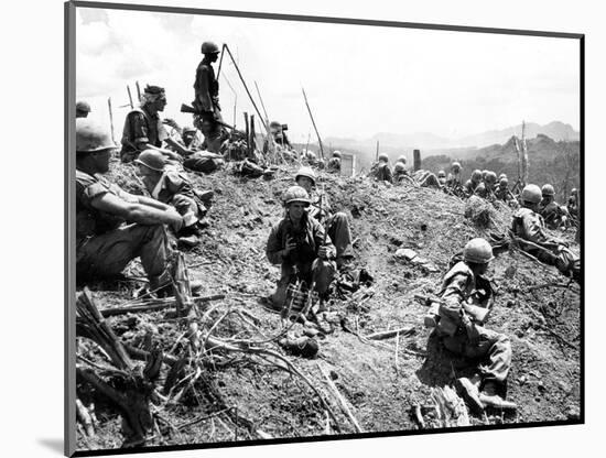 Vietnam War U.S. Hamburger Hill-Associated Press-Mounted Photographic Print