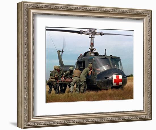 Vietnam War U.S. Helicopter-Associated Press-Framed Photographic Print