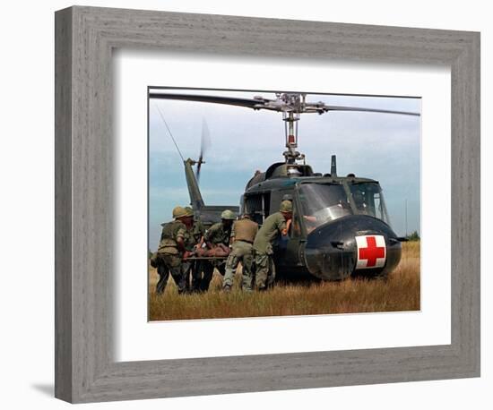 Vietnam War U.S. Helicopter-Associated Press-Framed Photographic Print