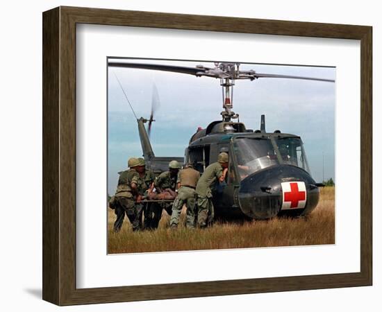 Vietnam War U.S. Helicopter-Associated Press-Framed Photographic Print