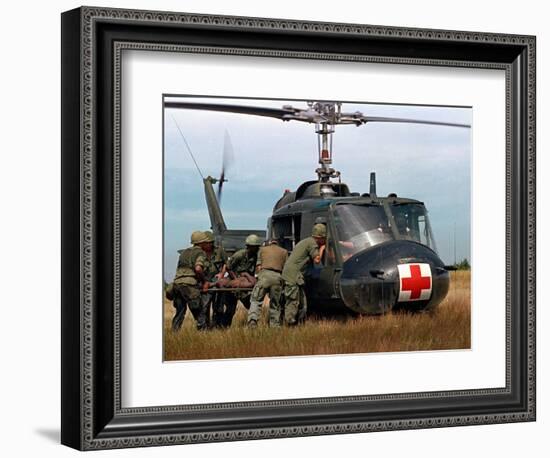 Vietnam War U.S. Helicopter-Associated Press-Framed Photographic Print