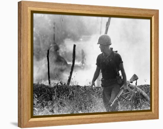 Vietnam War U.S. Marine-Associated Press-Framed Premier Image Canvas