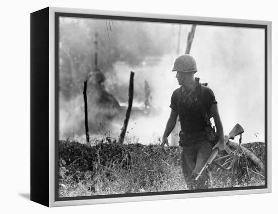 Vietnam War U.S. Marine-Associated Press-Framed Premier Image Canvas