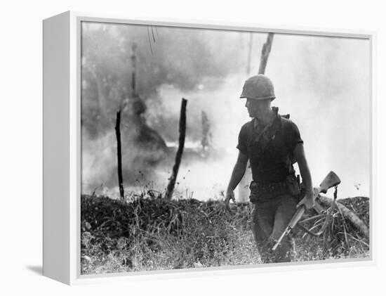 Vietnam War U.S. Marine-Associated Press-Framed Premier Image Canvas