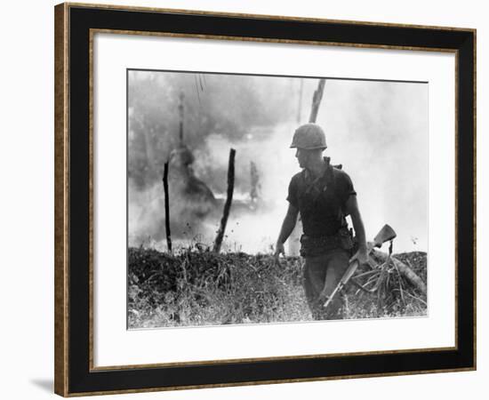 Vietnam War U.S. Marine-Associated Press-Framed Photographic Print