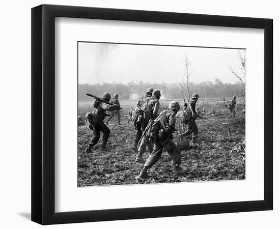 Vietnam War U.S. Reinforcements-Horst Faas-Framed Photographic Print