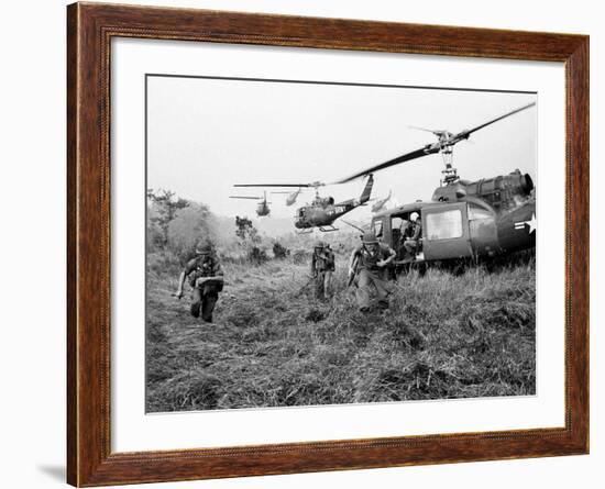 Vietnam War U.S. Troops-Horst Faas-Framed Photographic Print