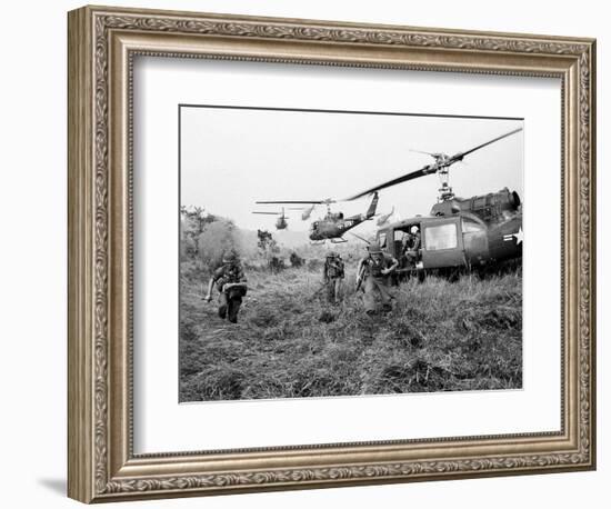 Vietnam War U.S. Troops-Horst Faas-Framed Photographic Print