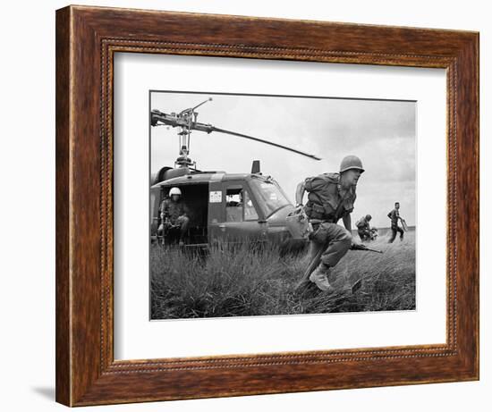 Vietnam War US Advisor-Horst Faas-Framed Photographic Print