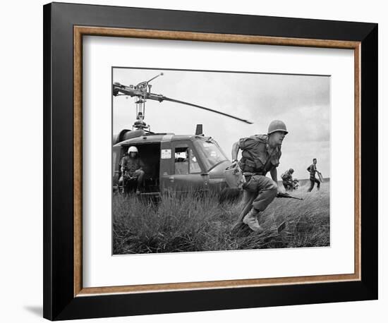 Vietnam War US Advisor-Horst Faas-Framed Photographic Print