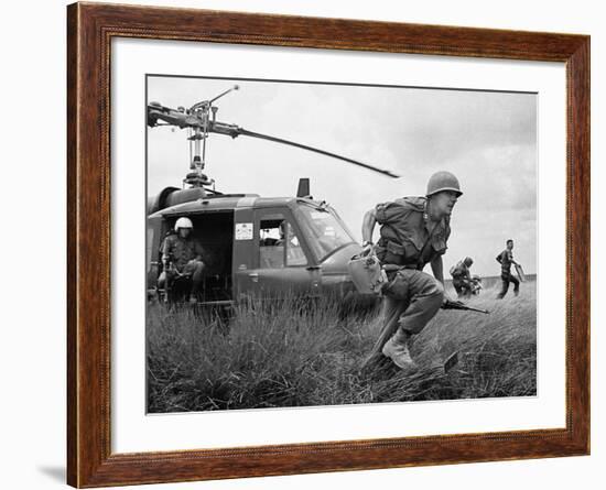 Vietnam War US Advisor-Horst Faas-Framed Photographic Print