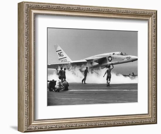 Vietnam War US Carrrier Aviation-Associated Press-Framed Photographic Print