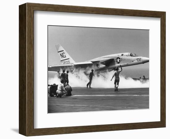 Vietnam War US Carrrier Aviation-Associated Press-Framed Photographic Print