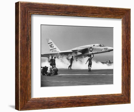 Vietnam War US Carrrier Aviation-Associated Press-Framed Photographic Print