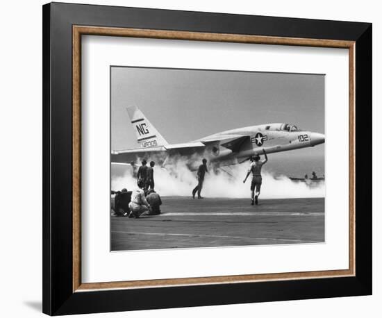 Vietnam War US Carrrier Aviation-Associated Press-Framed Photographic Print