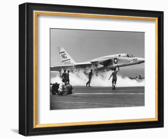 Vietnam War US Carrrier Aviation-Associated Press-Framed Photographic Print