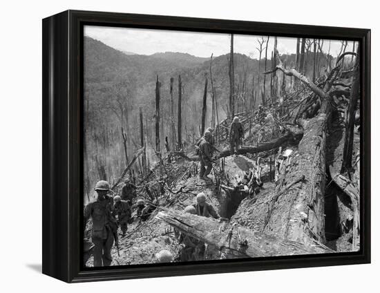 Vietnam War US Dak To-Associated Press-Framed Premier Image Canvas