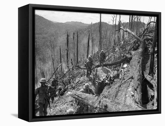 Vietnam War US Dak To-Associated Press-Framed Premier Image Canvas