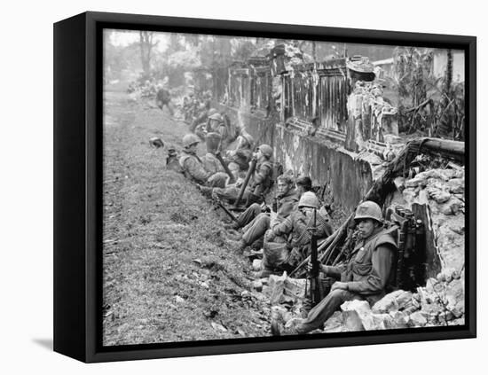 Vietnam War US Marines Hue-Associated Press-Framed Premier Image Canvas